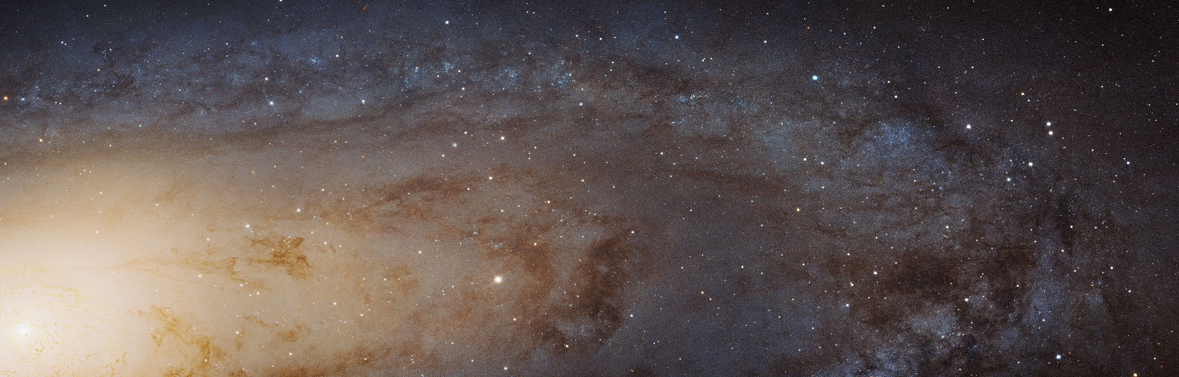 The Andromeda galaxy, Hubble