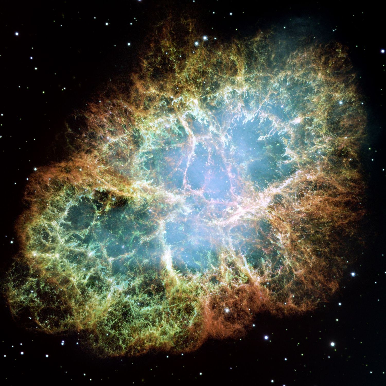 The Crab Nebula, Hubble